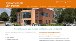 Desktop Screenshot of fysiotherapievanputten.nl